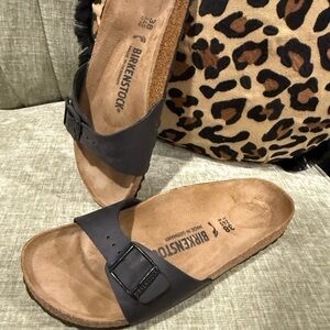 Birkenstock Black Sandals Madrid size 38